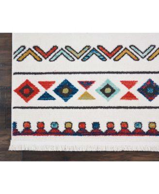 Navajo NAV06 White Rug