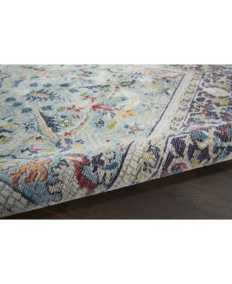 Ankara Global ANR14 Teal and Multi Rug