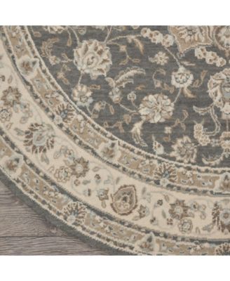 Nourison Home Living Treasures Li15 Gray Ivory Rug
