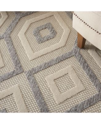 Cozumel CZM02 Cream 5'3" x 7'3" Outdoor Area Rug