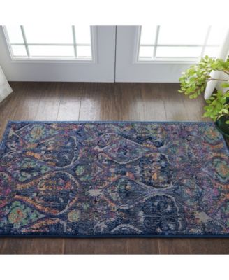 Ankara Global ANR08 Navy and Multi Rug