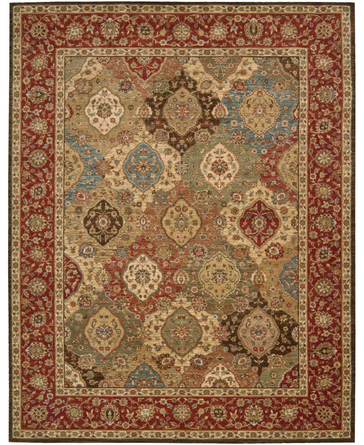 Nourison Home Living Treasures LI03 Multi 7'6in x 9'6in Area Rug - Multi