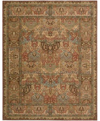 Living Treasures LI02 Multi 8'3" x 11'3" Area Rug