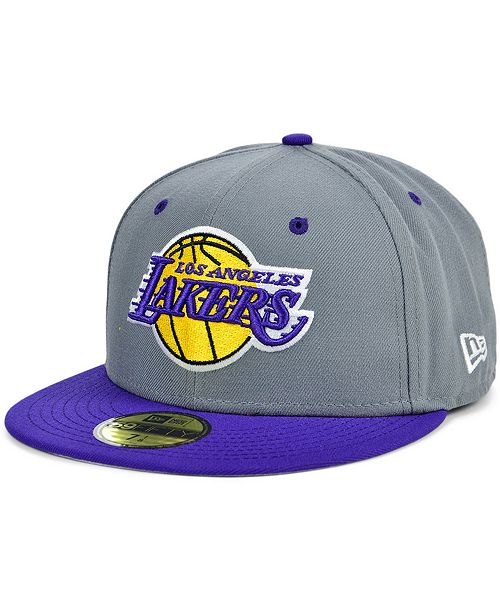 New Era Los Angeles Lakers Storm 2 Team Color 59fifty Fitted Cap Reviews Sports Fan Shop By Lids Men Macy S