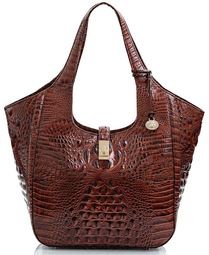 brahmin carla leather tote