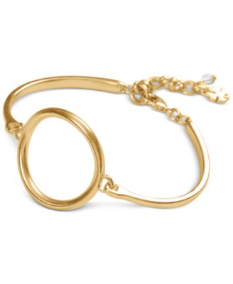 Lucky Brand - Gold-Tone Circle Bangle Bracelet