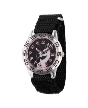 Ewatchfactory Kids' Disney Frozen 2 Olaf Boy's Clear Plastic Time Teacher Watch 32mm In Black