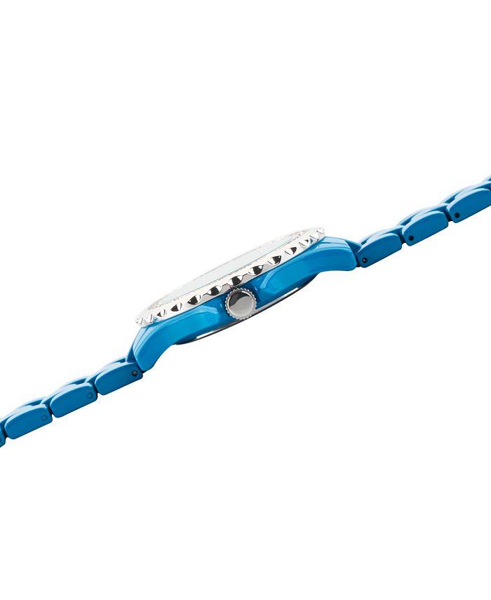 ewatchfactory - Disney Frozen 2 Elsa Women's Enamel Sparkle Blue Alloy Watch 41mm
