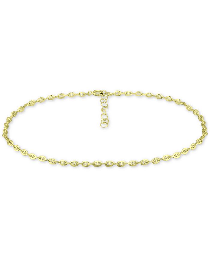 Giani Bernini Mariner Link Ankle Bracelet in Sterling Silver and