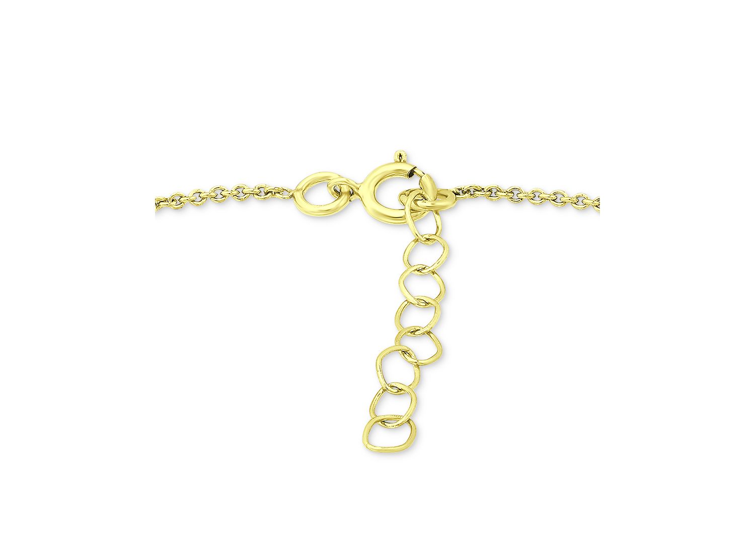 Cultured Freshwater Pearl (4mm) & Starfish Ankle Bracelet in 18k Gold-Plated Sterling Silver