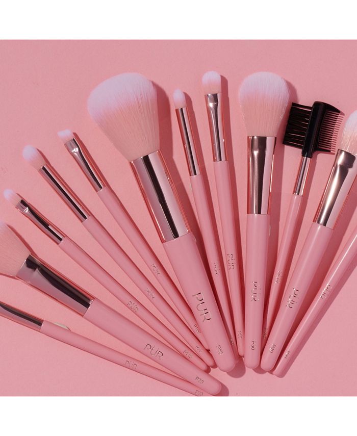 PÜR PUR Signature Travel Essentials 12pc. CrueltyFree Brush Set Macy's
