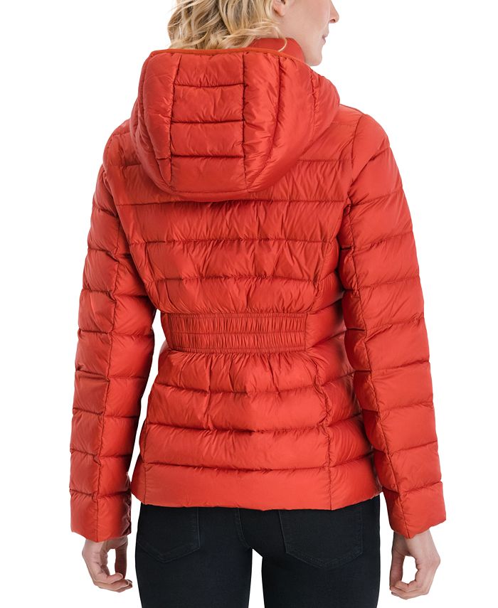 Michael Kors Women's Hooded Packable Down Puffer Coat, Created for Macy ...