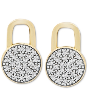image of Diamond Padlock Earring Charms (1/10 ct. t.w.) in 14k Gold