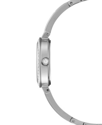 Eco-Drive Women's Stainless Steel & Crystal Bangle Bracelet Watch 25mm