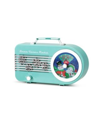 Mr. Christmas - Vintage Teal North Pole Radio from .