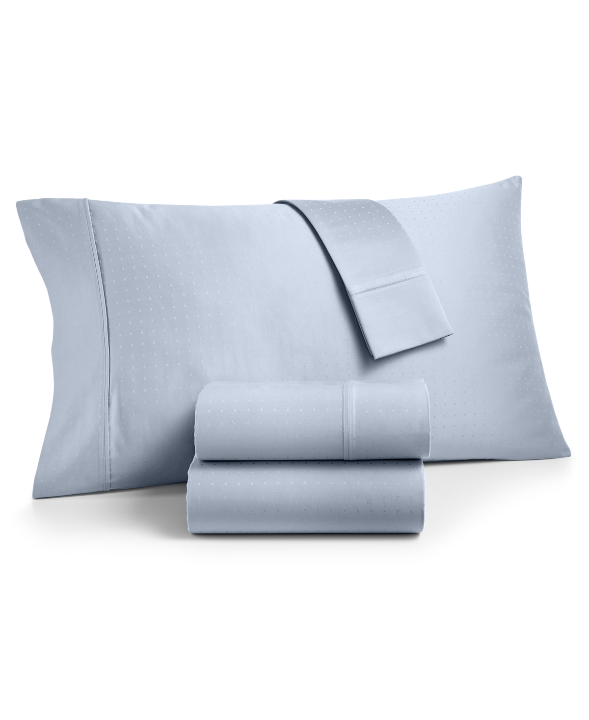 Charter Club Sleep Luxe 700 Thread Count 100% Egyptian Cotton Pillowcase Pair, King, Created For Macy's In Light Blue