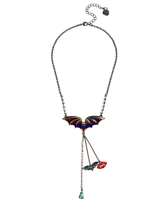 Betsey johnson hotsell bat necklace