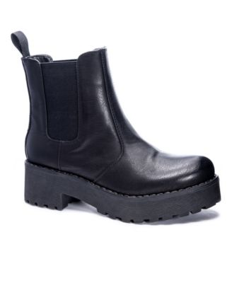 dirty laundry montana chelsea lug boot black