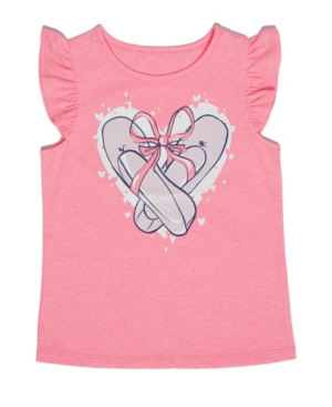 image of Epic Threads Toddler Girls Slipper Heart T-shirt