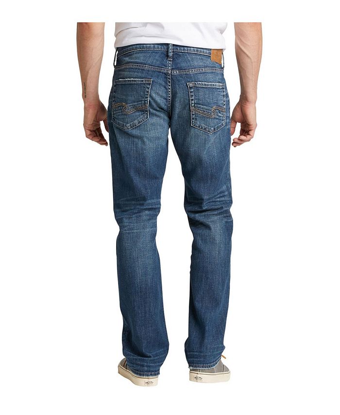 Silver Jeans Co. Men's Allan Classic Fit Straight Leg Jean - Macy's
