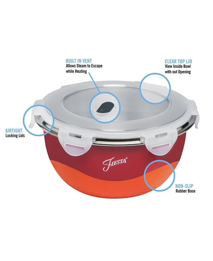 Fiesta Mixing Bowl and Lid Set, 8 Piece Macy's