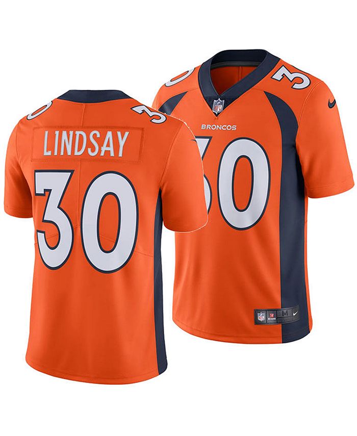 Men's Denver Broncos Philip Lindsay Vapor Untouchable Limited Jersey