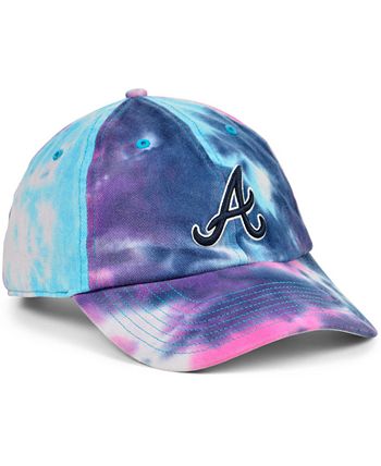 47 Brand Women's Atlanta Braves Tie Dye Adjustable Cap - Macy's