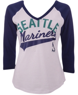 G-iii Sports Women's Seattle Mariners Its A Game Raglan T-Shirt