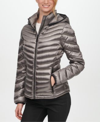 macy's calvin klein puffer jacket