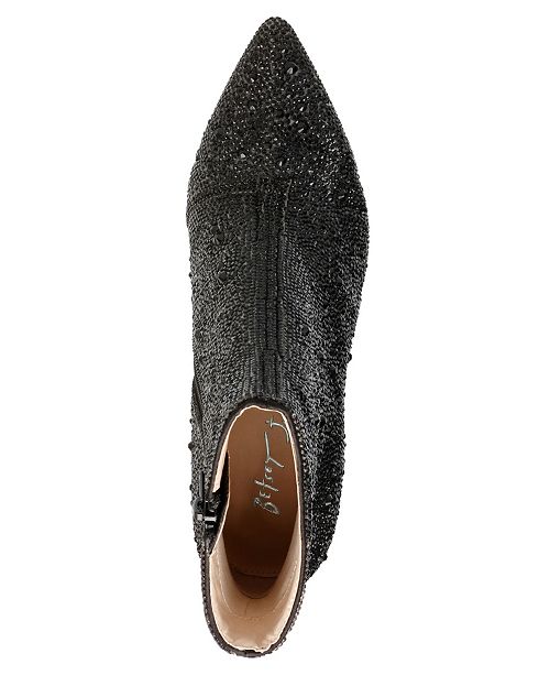 blue by betsey johnson cady evening booties