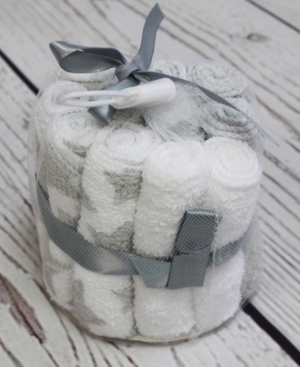 Jesse Lulu Baby Boys and Girls 12 Piece Washcloths Gift Set