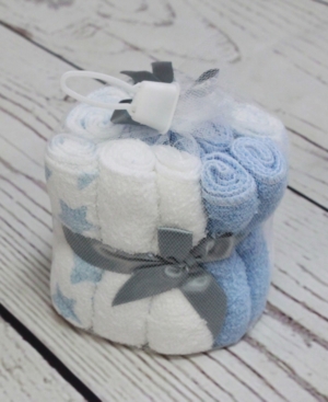 Jesse Lulu Baby Boys and Girls 12 Piece Washcloths Gift Set
