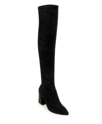 evans knee high boots