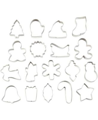 18-Pc. Holiday Cookie Cutter Set 