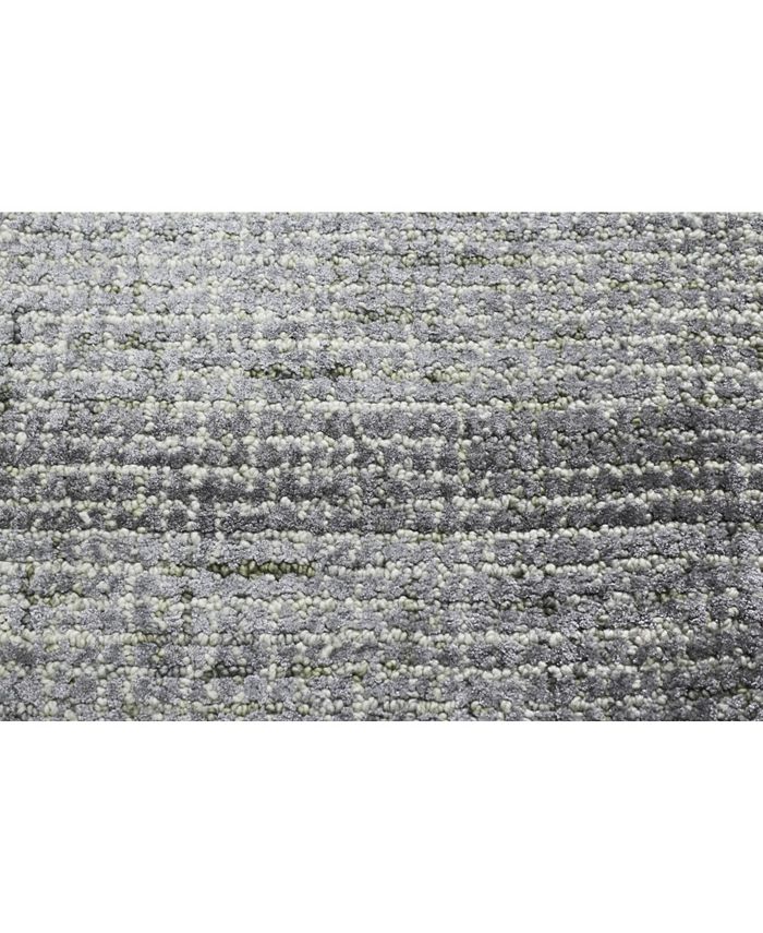 Mink Stripe ST1 Slate 7'9" x 9'9" Area Rug Macy's