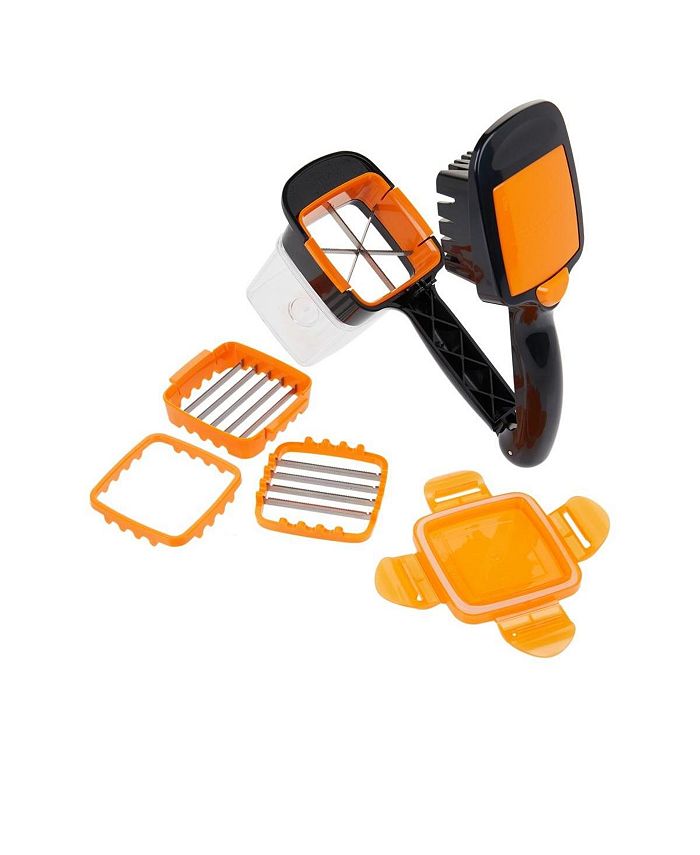 Nutri Chopper - 5-in-1 Compact Portable Handheld Kitchen Slicer with Storage Container