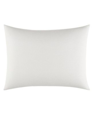 Waffle Pique Cotton 3 Piece Comforter Set, Queen