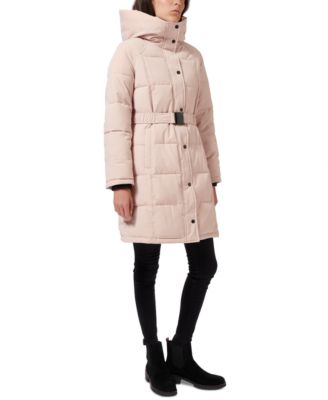 Sam Edelman Hooded Belted Puffer Coat 