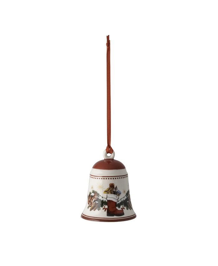 Villeroy & Boch My Christmas Tree Bell, forest animals Macy's