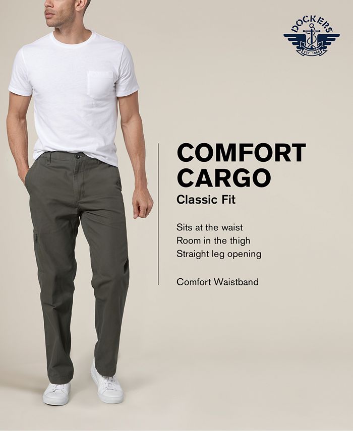 Dockers Men's Comfort Classic Fit Cargo Pants - Macy's