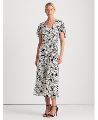 lauren ralph lauren floral jersey dress