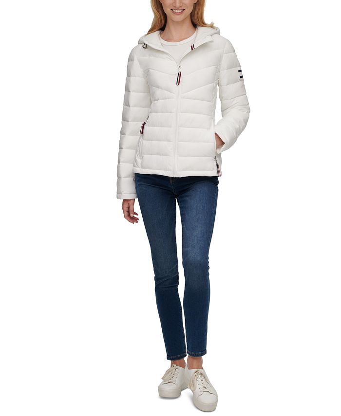 Tommy Hilfiger Stretch Packable Coat - Macy's