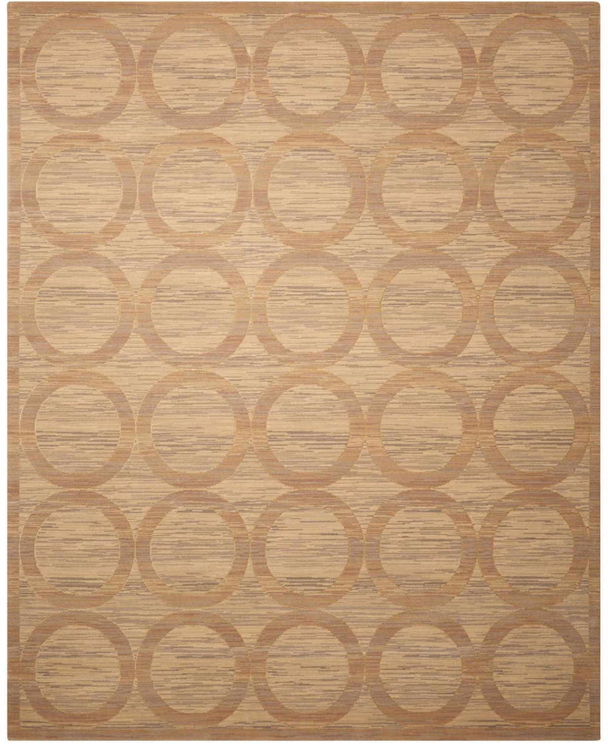 Nourison Home Silken Allure SLK21 Sand 7'9in x 9'9in Area Rug - Sand