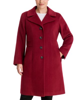 anne klein plus size wool coats