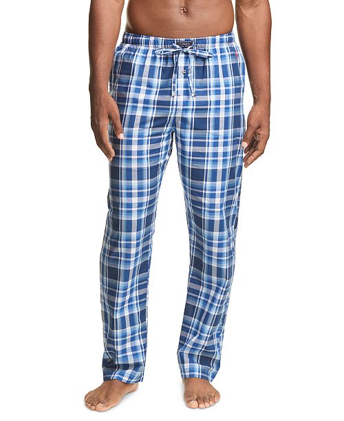 alfani Polo Ralph Lauren Men's Plaid Woven Pajama Pants Men's Fashion & Accessories