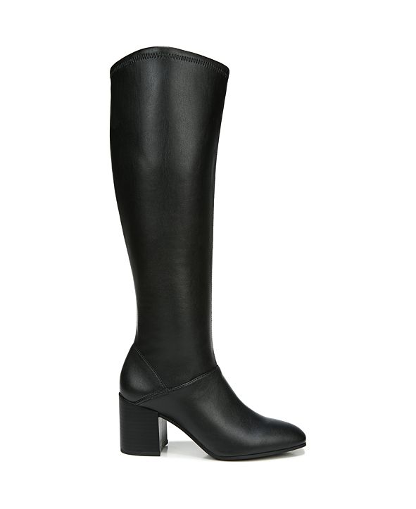 franco sarto wide calf suede boots