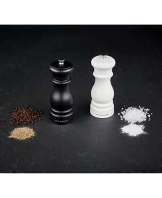 Southwold Classic Salt & Pepper Mill Gift Set, Black/White
