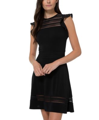 michael kors black dress macys