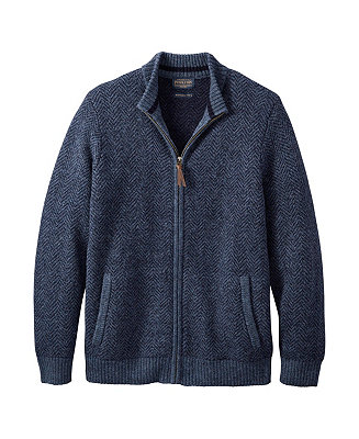Pendleton Mens Full Zip Shetland Sweater - Macy's