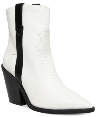 macy white boots